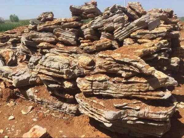 千层石、石材丰富