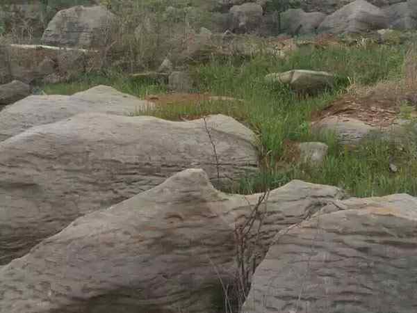 草坪石、独立成景