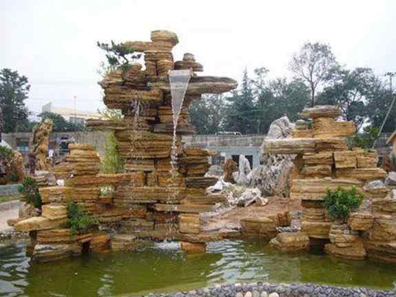 假山工程、气壮山河