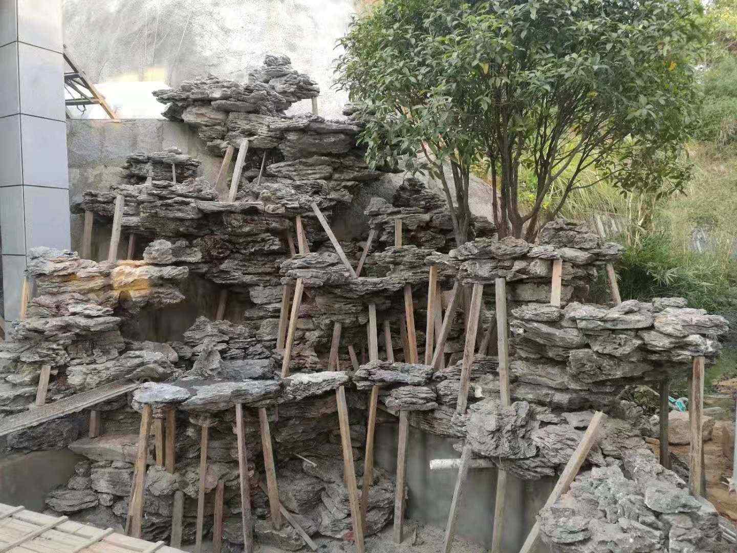 假山工程、工程案例