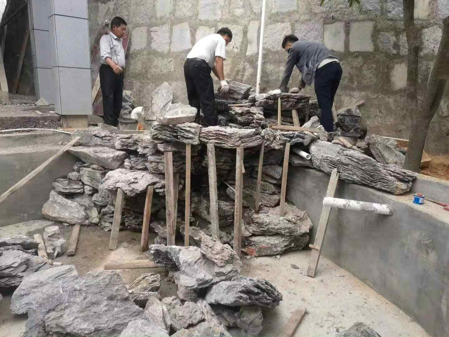 假山工程、工程案例