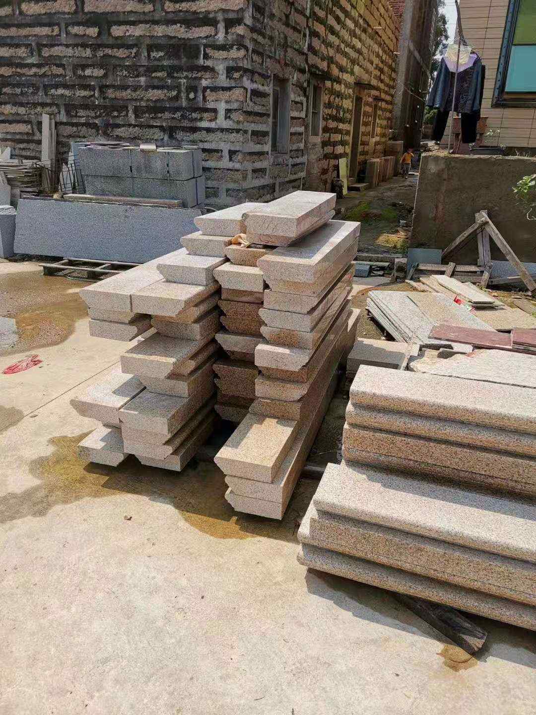 「天然花岗岩」景观石成品 供应花岗岩楼梯板 大理石楼梯板