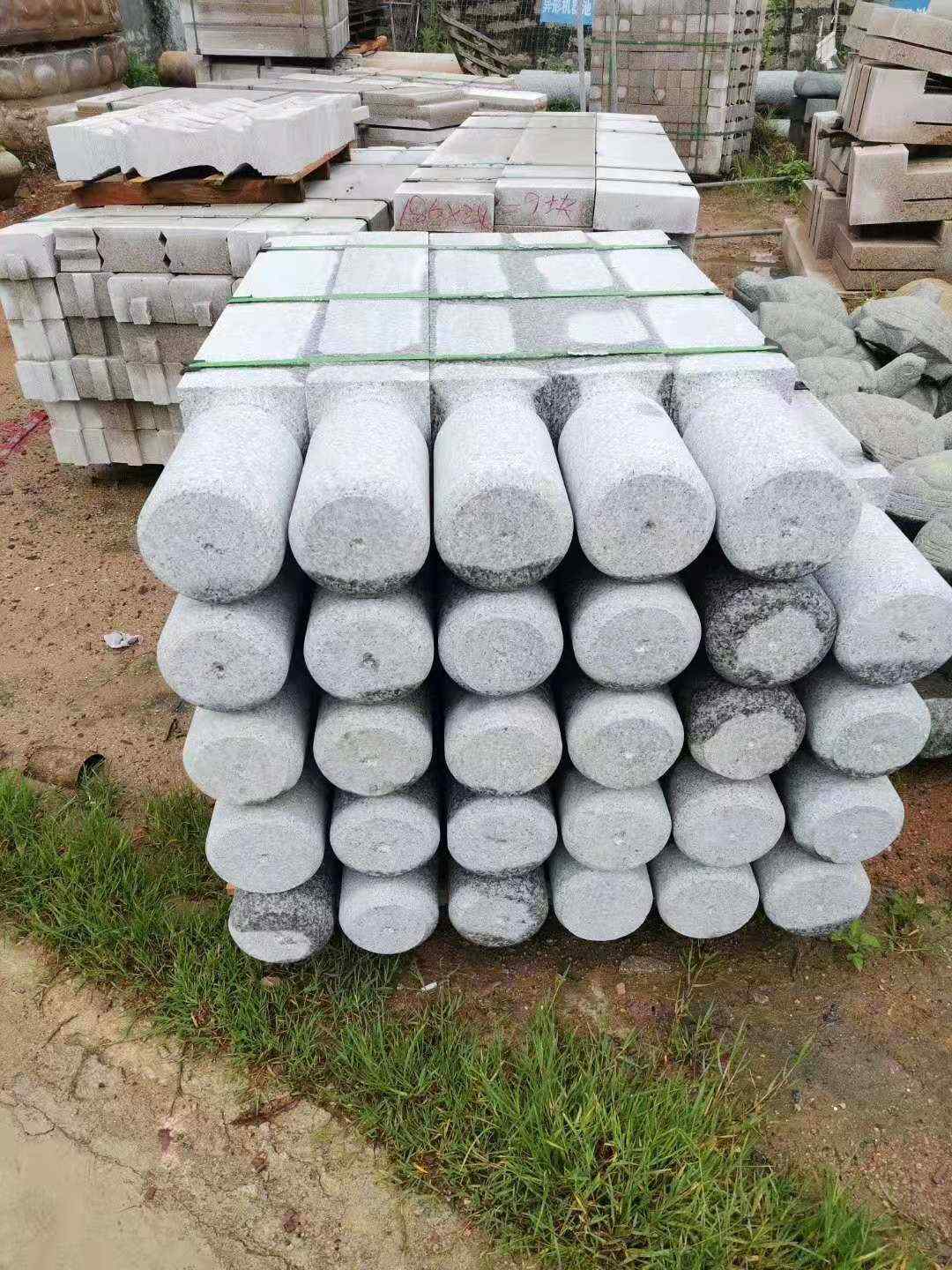 「天然大理石」景观石成品 花岗岩园林广场地铺路沿石盲道石树围