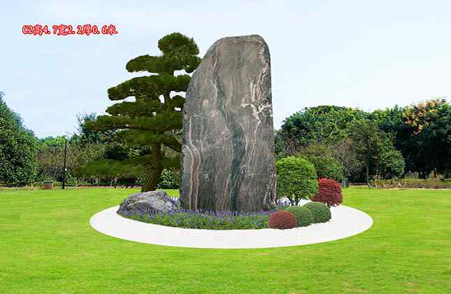 C2高4.7宽2.2厚0.6米九龙玉