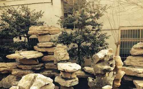 千层石假山