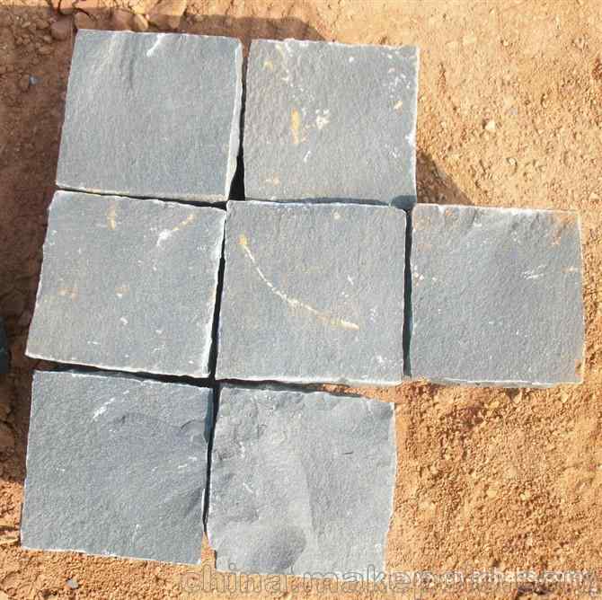 「天然大理石」我公司供应漳州沿路石 漳浦黑安全岩 全自然面多