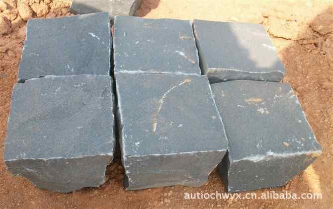 「天然大理石」我公司供应漳州沿路石 漳浦黑安全岩 全自然面多种规格