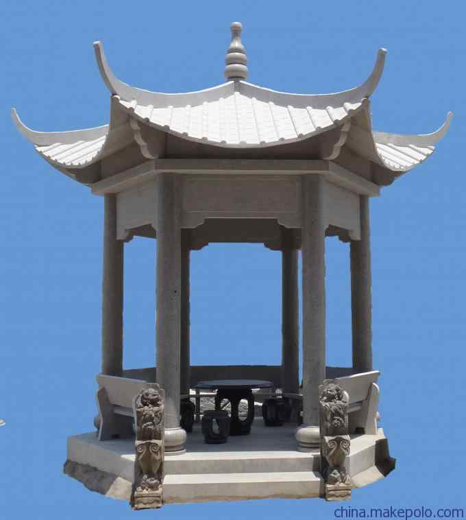 惠安厂家直销石雕亭子 花岗岩凉亭