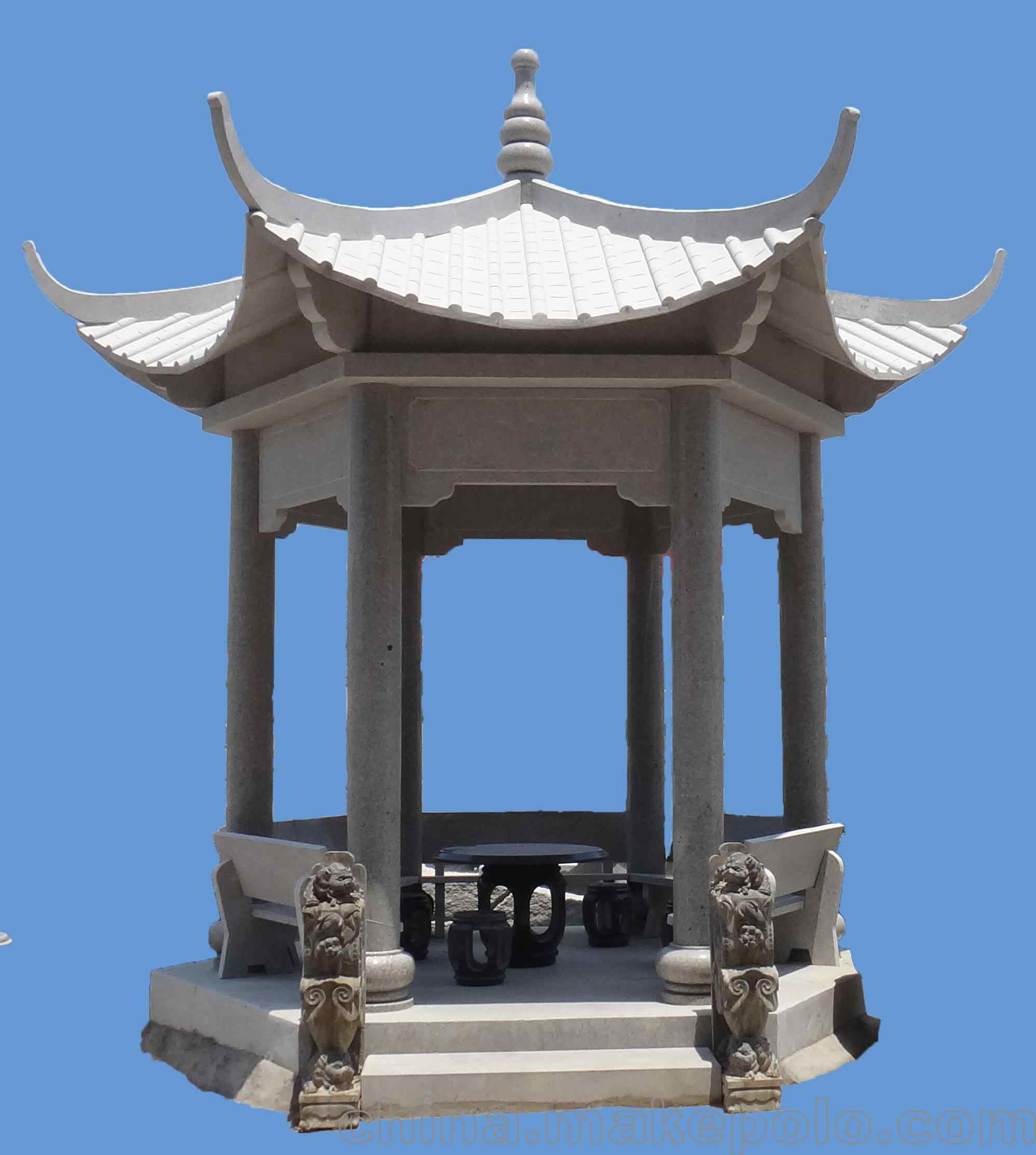 惠安厂家直销石雕亭子 花岗岩凉亭