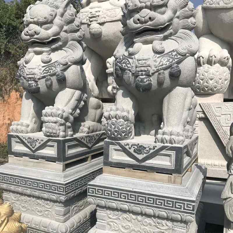 石雕厂家供应 景区花岗岩石雕狮子 手工雕刻石雕狮子 花岗岩狮子