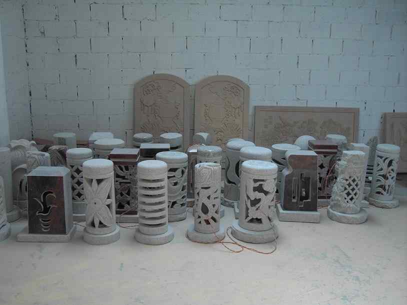 石雕花岗岩石灯笼照明 仿古做旧落地户外庭院酒店装饰摆件定做