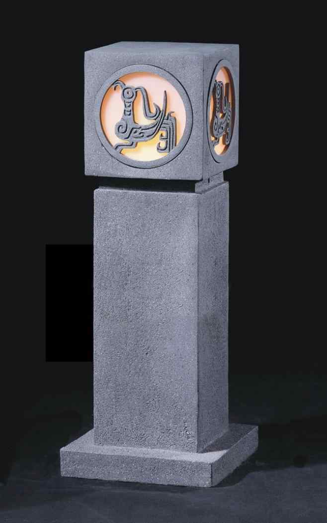 石雕花岗岩石灯笼照明 仿古做旧落地户外庭院酒店装饰摆件定做