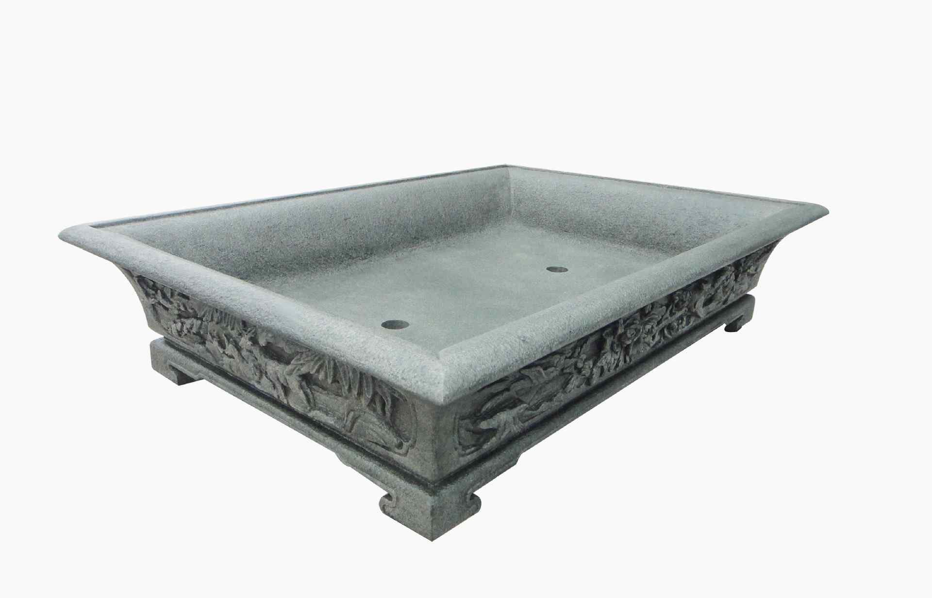 花盆园林景观户外石雕花钵庭院水池养鱼 别墅