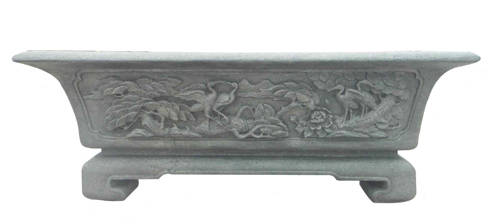 花盆园林景观户外石雕花钵庭院水池养鱼 别墅