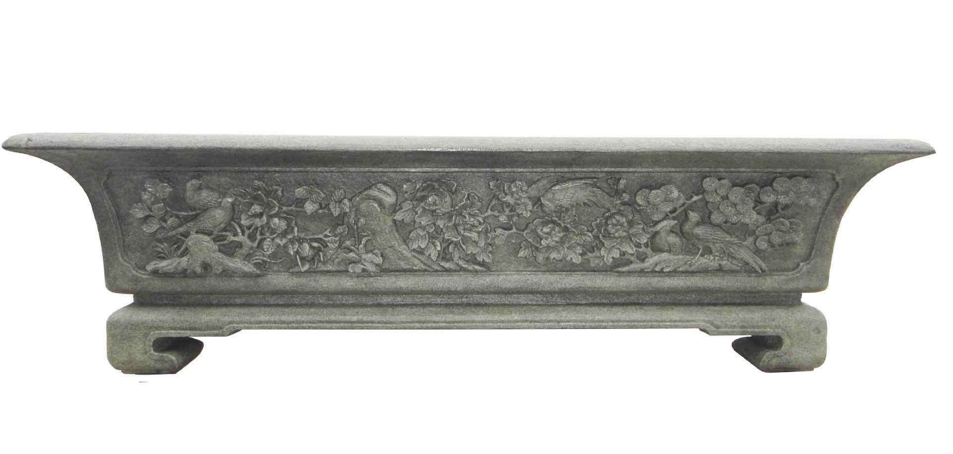 花盆园林景观户外石雕花钵庭院水池养鱼 别墅