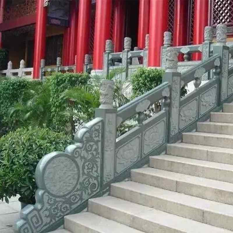石雕厂家供应花岗岩栏杆 手工雕刻花岗岩石雕栏杆 可加工定做栏杆