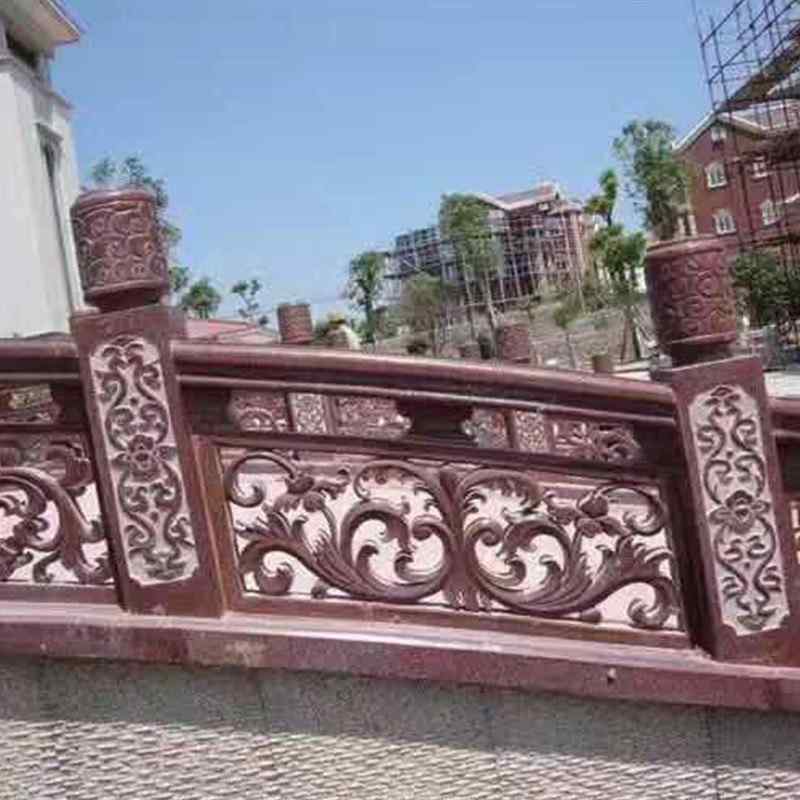 石雕厂家供应花岗岩栏杆 手工雕刻花岗岩石雕栏杆 可加工定做栏杆