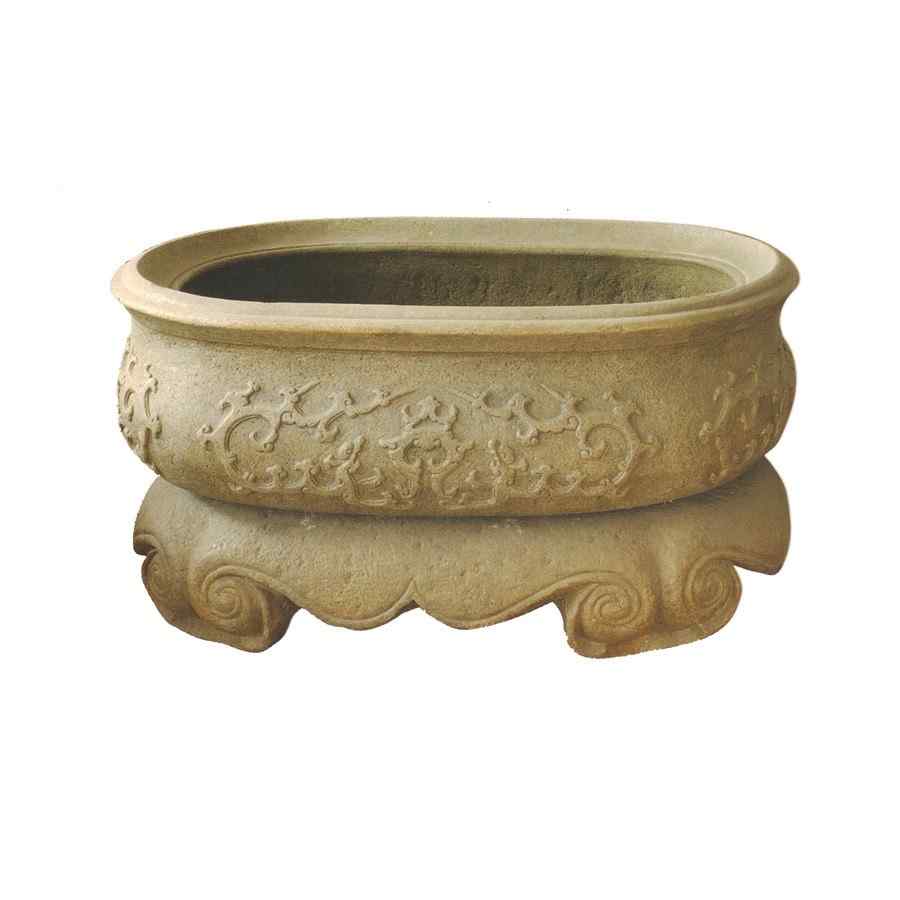 惠安石雕厂家直销 手工雕刻花岗岩石雕花钵 仿古花钵 园林石花盆