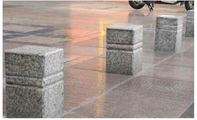 现货供应花岗岩雕刻挡车石 路障石球 花岗岩石球厂家直销批发