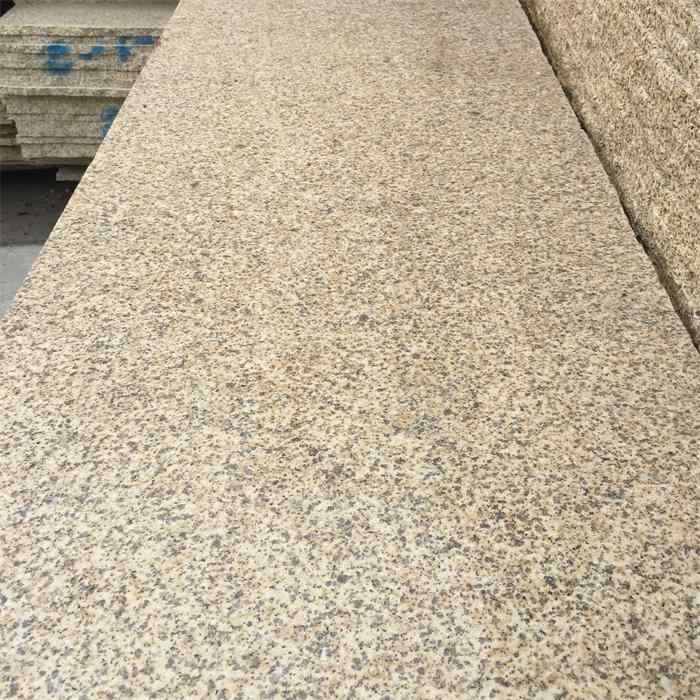 「天然花岗岩」高质量花岗岩板材黄金麻 黄金麻石材