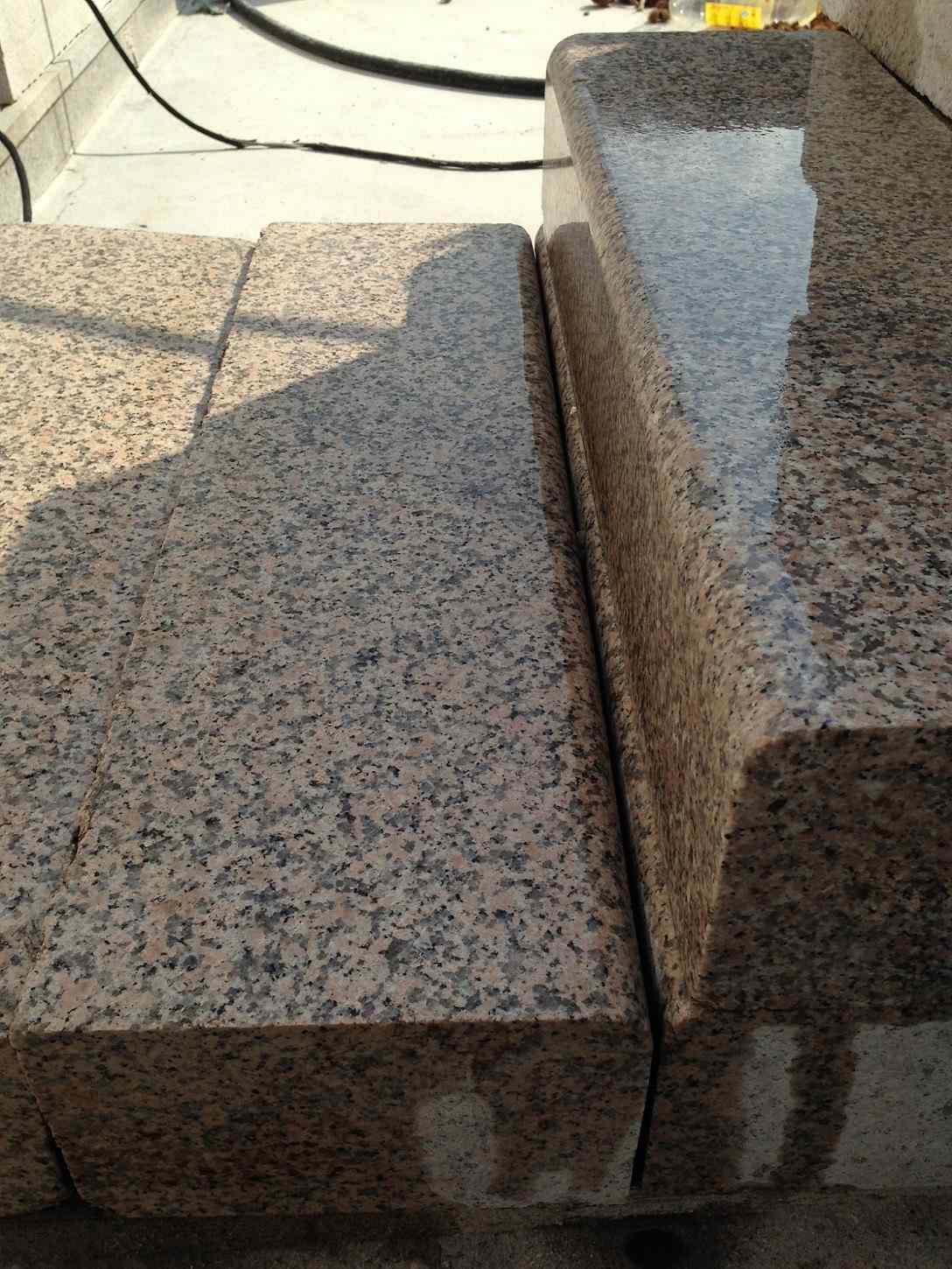 「天然花岗岩」供应樱花红,晶白玉,白麻,黄金麻,灰麻等花岗岩板材及路沿石,优质花岗岩