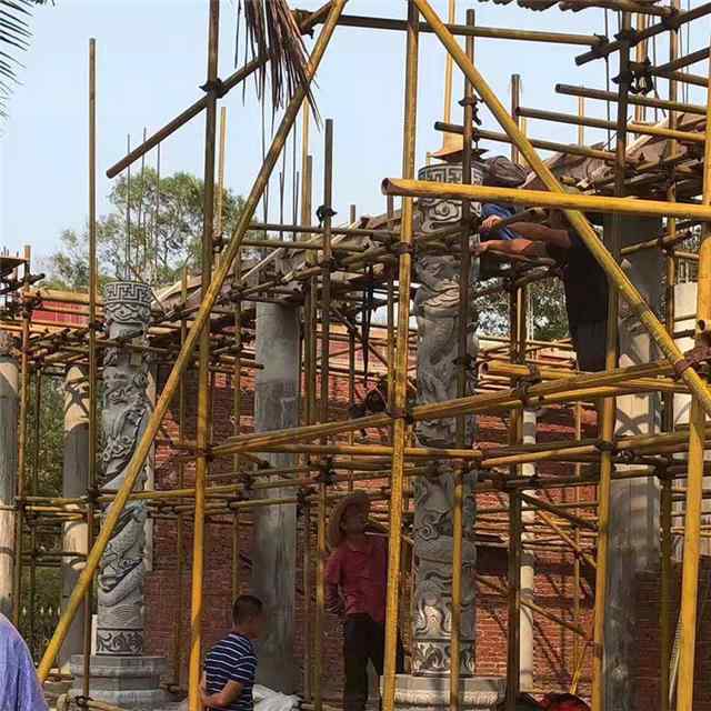 「天然花岗岩」花岗岩石龙柱大理石石头柱子广场石华表加工