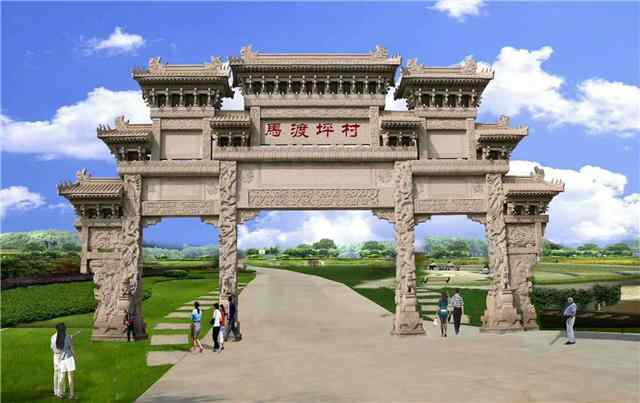 供应石雕牌坊，花岗岩大理石牌楼价格咨询，石大门