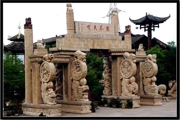 供应石雕牌坊，花岗岩大理石牌楼价格咨询，石大门