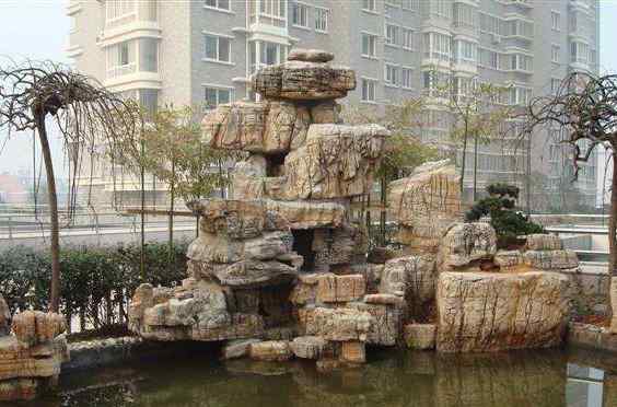 自己如何动手做假山