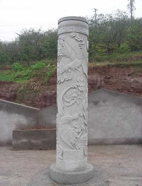 石雕龙柱的产生