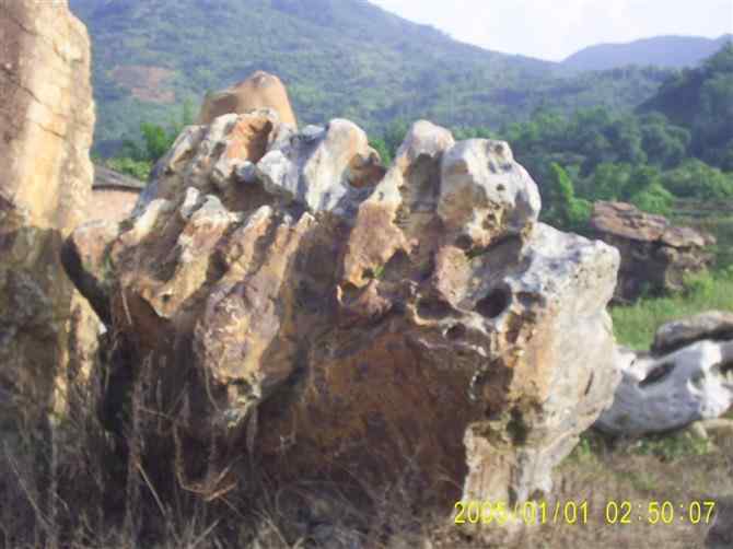 景观石：石材表面纹理常见加工方式