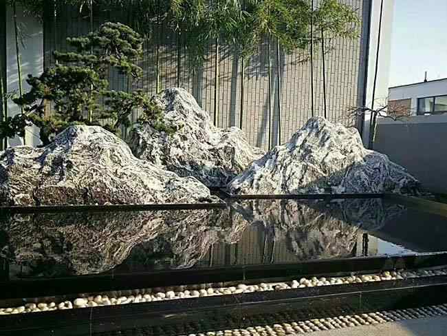 福州泰山石切片石景观石表面加工方式有哪些