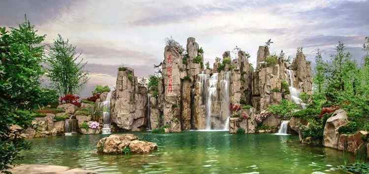 假山放置的位置选择