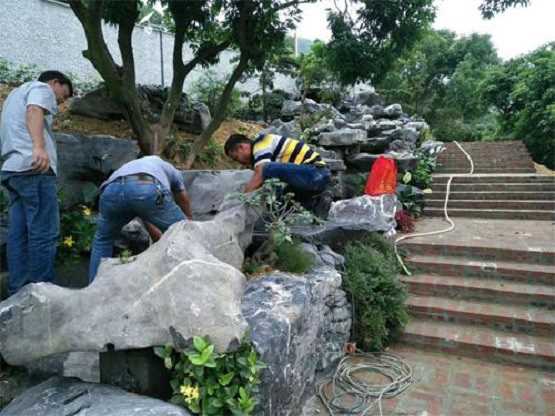 景观石摆放在公司门口有什么用