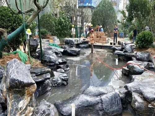 太湖石安装摆放的技巧以及要求